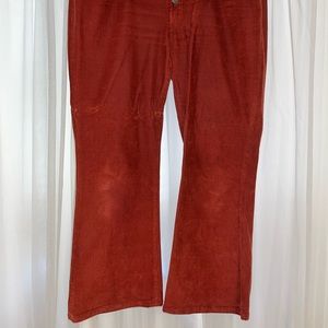 Madewell Corduroy Cali Demi Boot Pant in Red